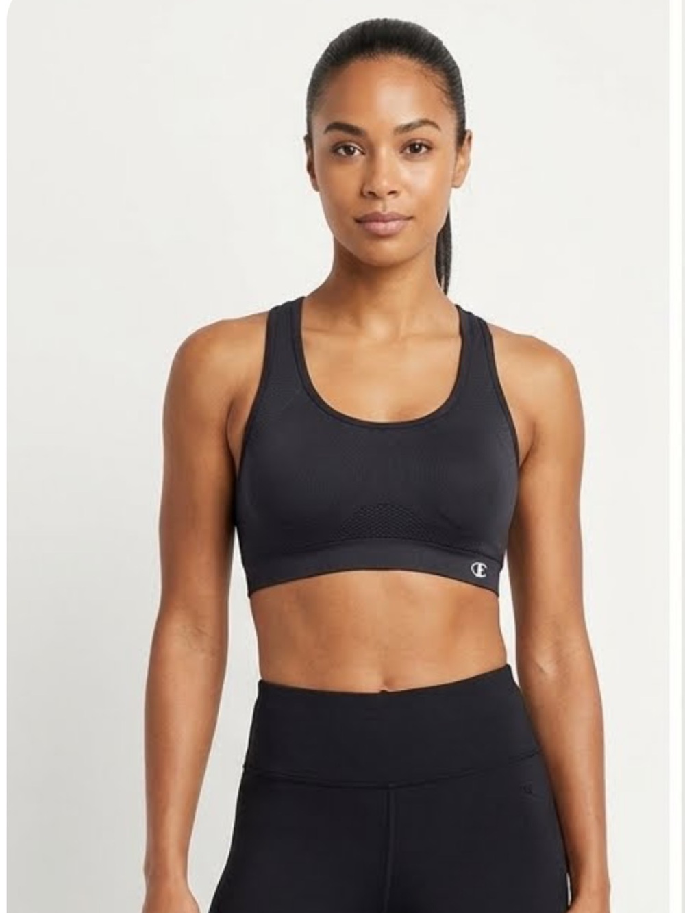 CHAMPION Gray Sports Bra Racer Back S Small GUC $30
